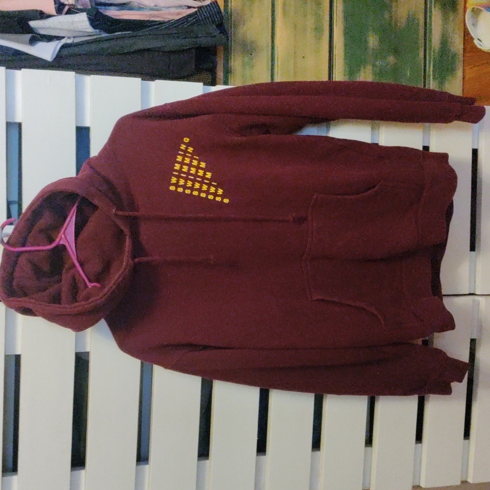 Mac Miller rare original swimming hoodie burgundy Red size Medium